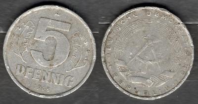 NDR 1968 5 pfennig z oběhu, 11