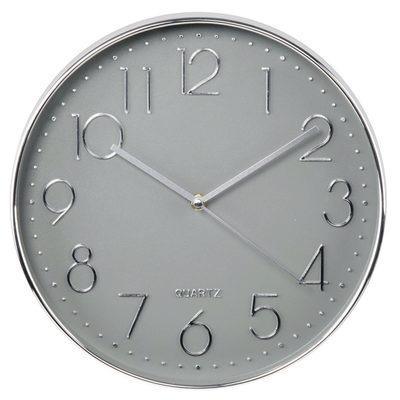 Nástěnné hodiny Hama Elegance stříbrno-šedá