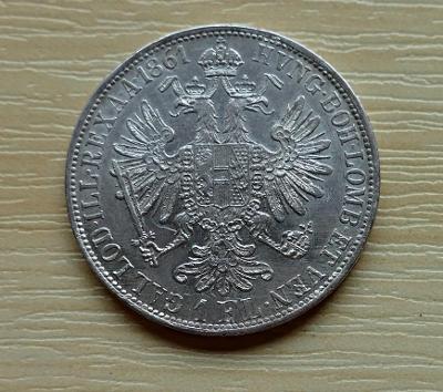 Zlatník František  Josef I., 1861 E,  Karlsburg,  RR!! 
