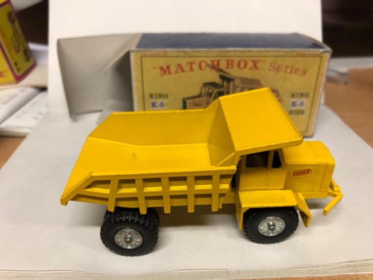 Matchbox RW King Size K5 Foden Dumper Truck + kopie boxu - Modely automobilů