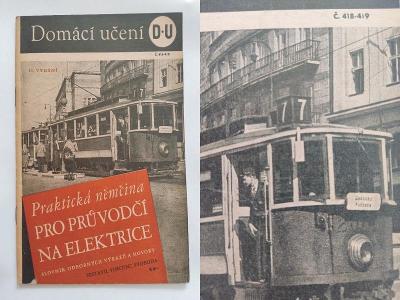 NĚMČINA PRO PRŮVODČÍ 1941 !!! tramvaj jízdenka MHD cestování slovník 