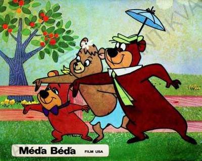 Méďa Béďa fotoska film USA Hanna Barbera