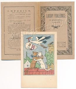Josef Lada K10543 kompletní sada 10ks litografií s obálkou EMPORIUM