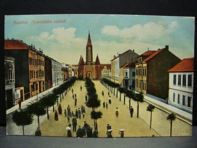 Brno Husovice - Pohľadnice miestopis