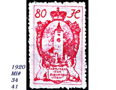 Lichtenštejnsko 1920, kostelní věž Schaan