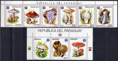 Paraguay-Houby/Skauting/ 1986**  Mi.3950-3956 / 10,50 €