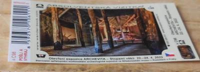 Turistická vizitka A C 98 Otevření expozice ARCHEVITA - stoupání věků 