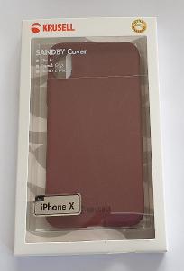 Krusell zadný kryt SANDBY pre Apple iPhone X, hrdzavá