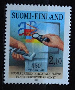 **Finland,1992. Výročí-Knihtisk, MiNr.1194 /KT-536