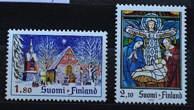 **Finland,1992. Vánoce, MiNr.1195-1196, kompl. /KT-537