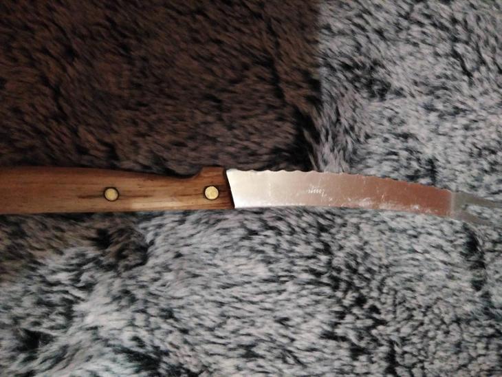nůž s dřevěnou rukojetí na ryby - Vybavení do kuchyně