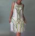 Smetanové šaty s korálky Miss Selfridge vel.44 - Dámské oblečení