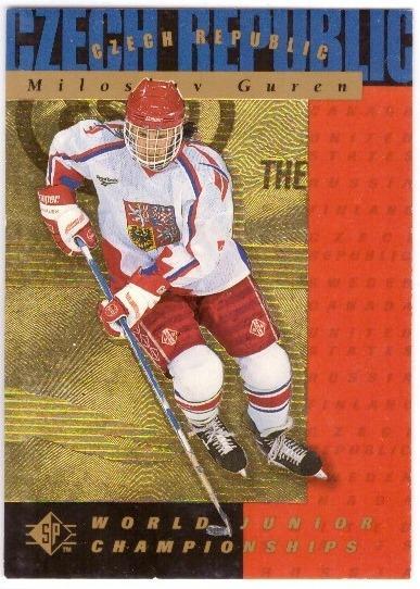 Miloslav Gureň SP 94-95  World Junior Championships - Hokejové karty