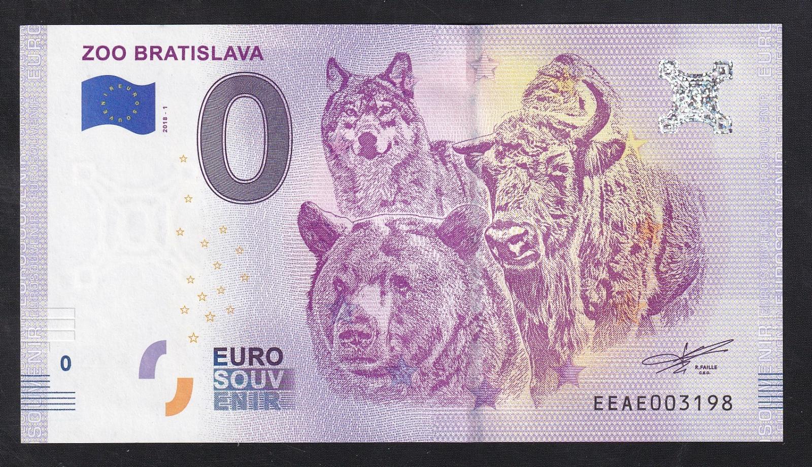 0 EURO ZOO BRATISLAVA 2018 VZÁCNA PRVÁ SÉRIA - Zberateľstvo