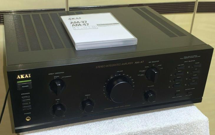 AKAI AM-47 Stereo Integrated Amplifier+DO/ 80 Watts 8Ω (Japan) - TV, audio, video