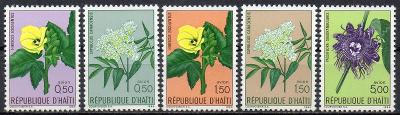 Haiti-Flóra 1965**  Mi.852-856/letecké/ 13,70 €