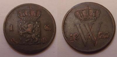 Nizozemí 1 cent 1823 Brusel