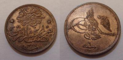 Egypt 1/20 qirsh 1327/6 /kol. 1910/