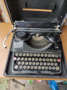 Starožitný kufříkový psací stroj G.F.GROSSER