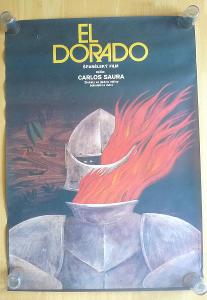 Starý velký filmový plakát EL DORADO 84x59cm J. S. Tománek