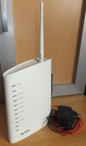 VDSL wifi modem ZyXEL P-870HN-53b (externí anténa) + zdroj - LEVNĚ!!!