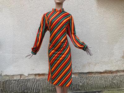 Retro - vintage dámské šaty 70 léta