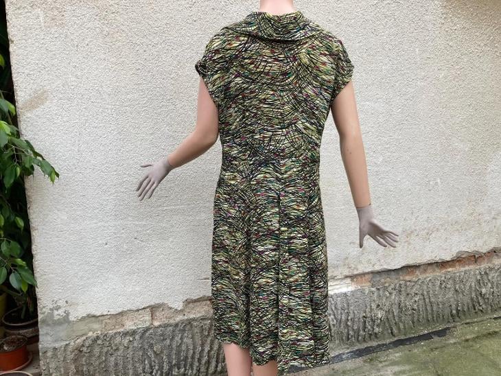 Retro - vintage stylové dámské šaty 60 léta brusel ČSSR 