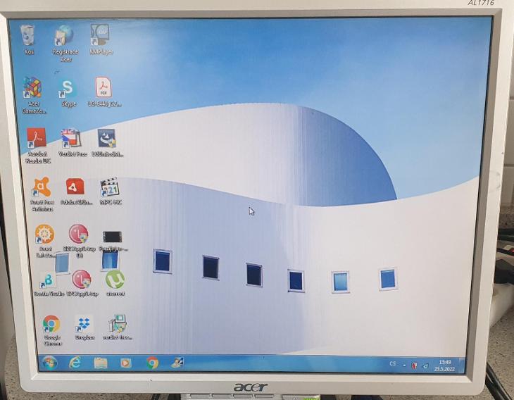 LCD monitor 17" Acer AL1716 - Příslušenství k PC