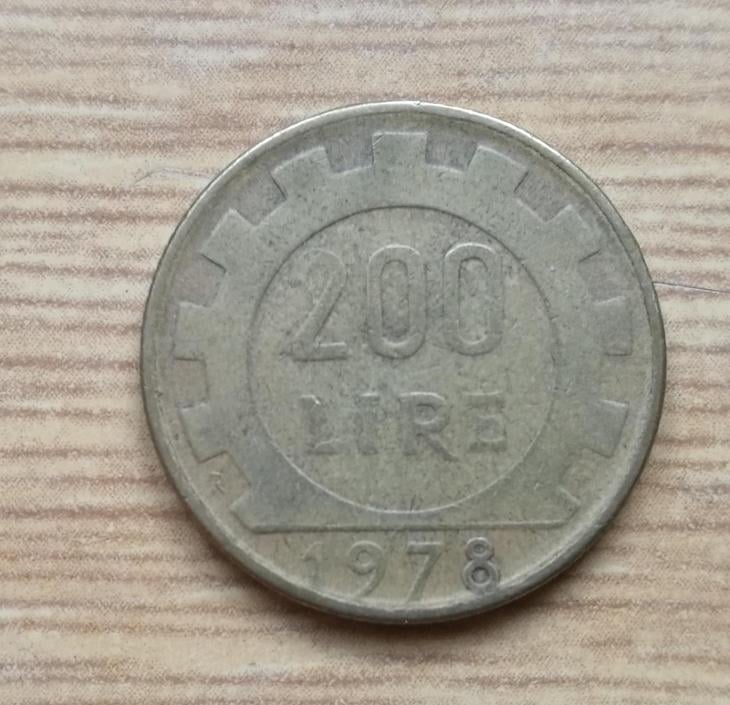 Mince 200 Lire  1978 - Sběratelství