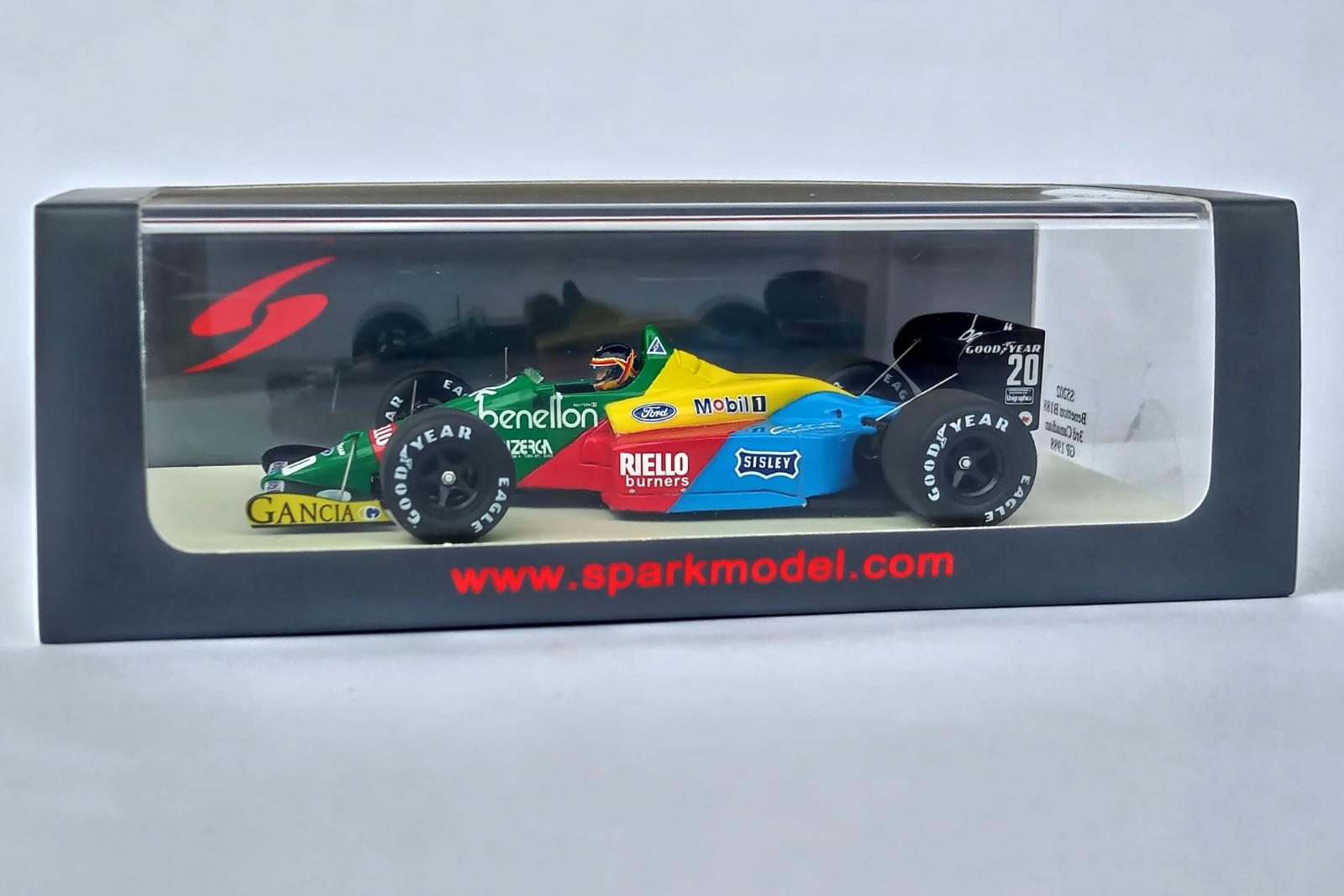 spark 1/18 Benetton B188 3rd Canadian GP | legaleagle.co.nz