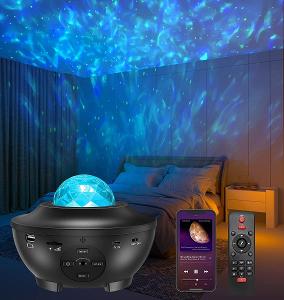 Bluetooth LED projektor hvězdné oblohy ! PŮVODNÍ CENA 999,- !