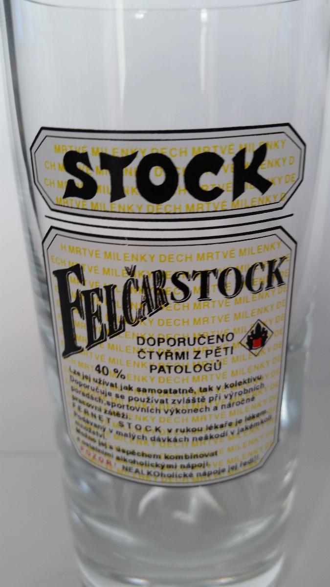 sklenice Fernet Felčar Stock dech mrtvé milenky doporučeno 4z5patologů - Nápojový průmysl