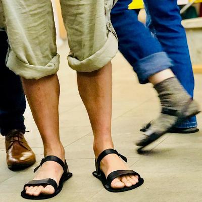 Soulad barefoot ručně šité sandále z pravé kůže PC 120 Eur