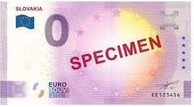 0 euro souvenir Slovakia - Specimen