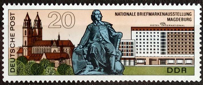 DDR: MiNr.1513 Magdeburg 20pf, National Stamp Exhibition ** 1969