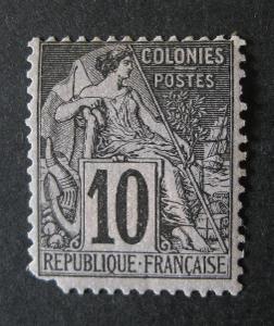 Francouzské kolonie * (velká stopa po nálepce)
