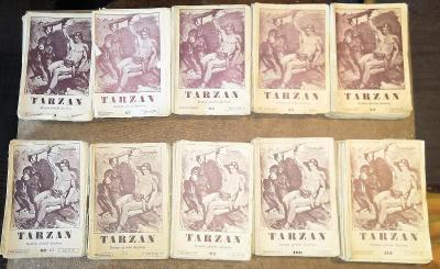 Tarzan / il. Z. Burian / 1937-39 / 10 sv., 122 sešitů, chybí jen č.1 