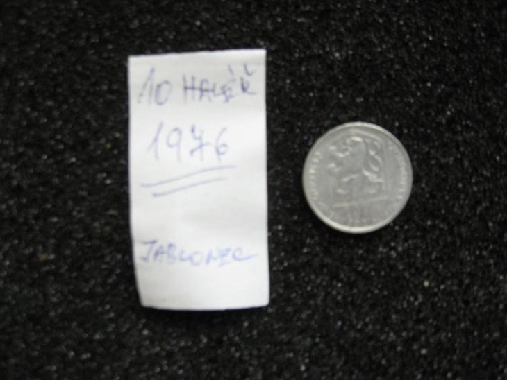 10 HALÉŘ 1976 - Prošlý peněžním oběhem - ve slušném stavu - Numismatika