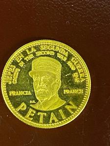 zlato 20 Boliveras 1958 Petain Venezuela 