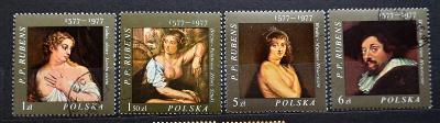 Umění-POLSKO,1977. P. Rubens-výročí, MiNr.2497-2500, kompl. /B-91a