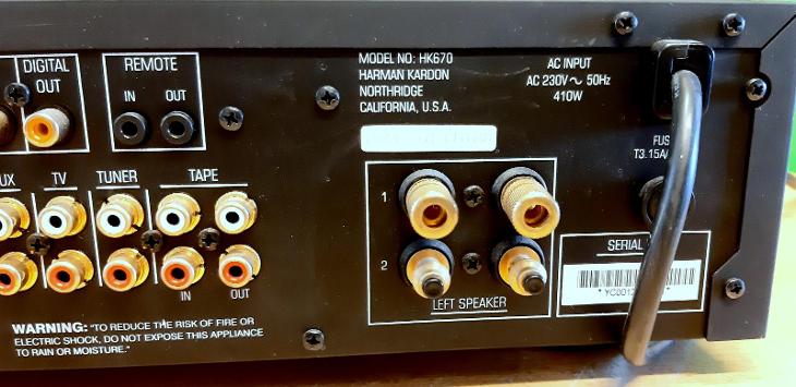 Harman/Kardon HK 670 - výkonný stereo zesilovač