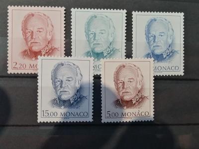 Monako , 1989, Mi 1911-1915, 11 euro, neraženo **