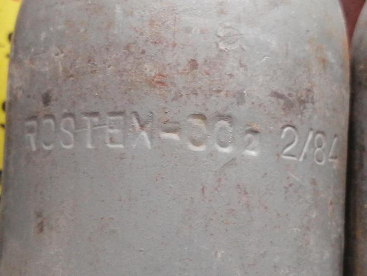 konvolut ROSTEX - 5x Bombička CO2 150 gr kyvetová hmotnost 510g 1980-9
