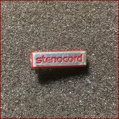 Stenocord - záznamová audio technika * propagační odznak * 156