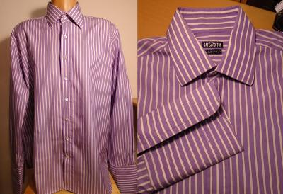 038-Pánská košile na manž. knof. Cafe Coton/44-XL/2x68
