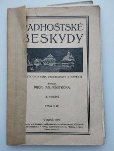 1927 Radhoštské Beskydy průvodce+mapy 