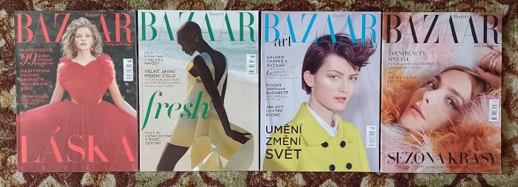 Konvolut čísel 2,3,4,5,6/2022 časopisu Harpers Bazaar