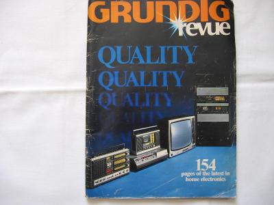 Starý reklamní katalog Grundig Revue 1978 