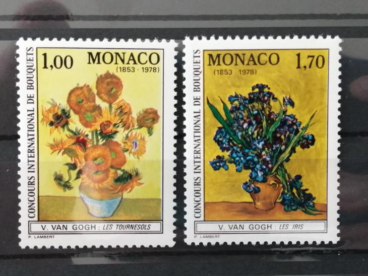 Monako , 1978, Mi 1345-1346, 6 euro, neraženo ** - Známky