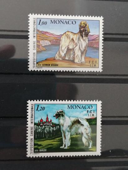 Monako , 1978, Mi 1347-1348, 6 euro, neraženo ** - Známky
